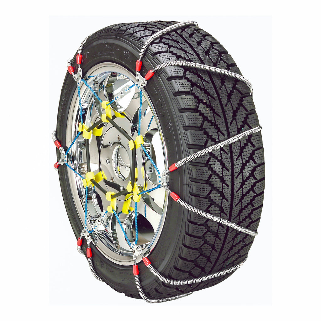 Peerless Chain SZ143 Super Z6 Snow Cable Tire Chain for Cars, Trucks, and SUVs, 1 Pair of Chains and Tighteners