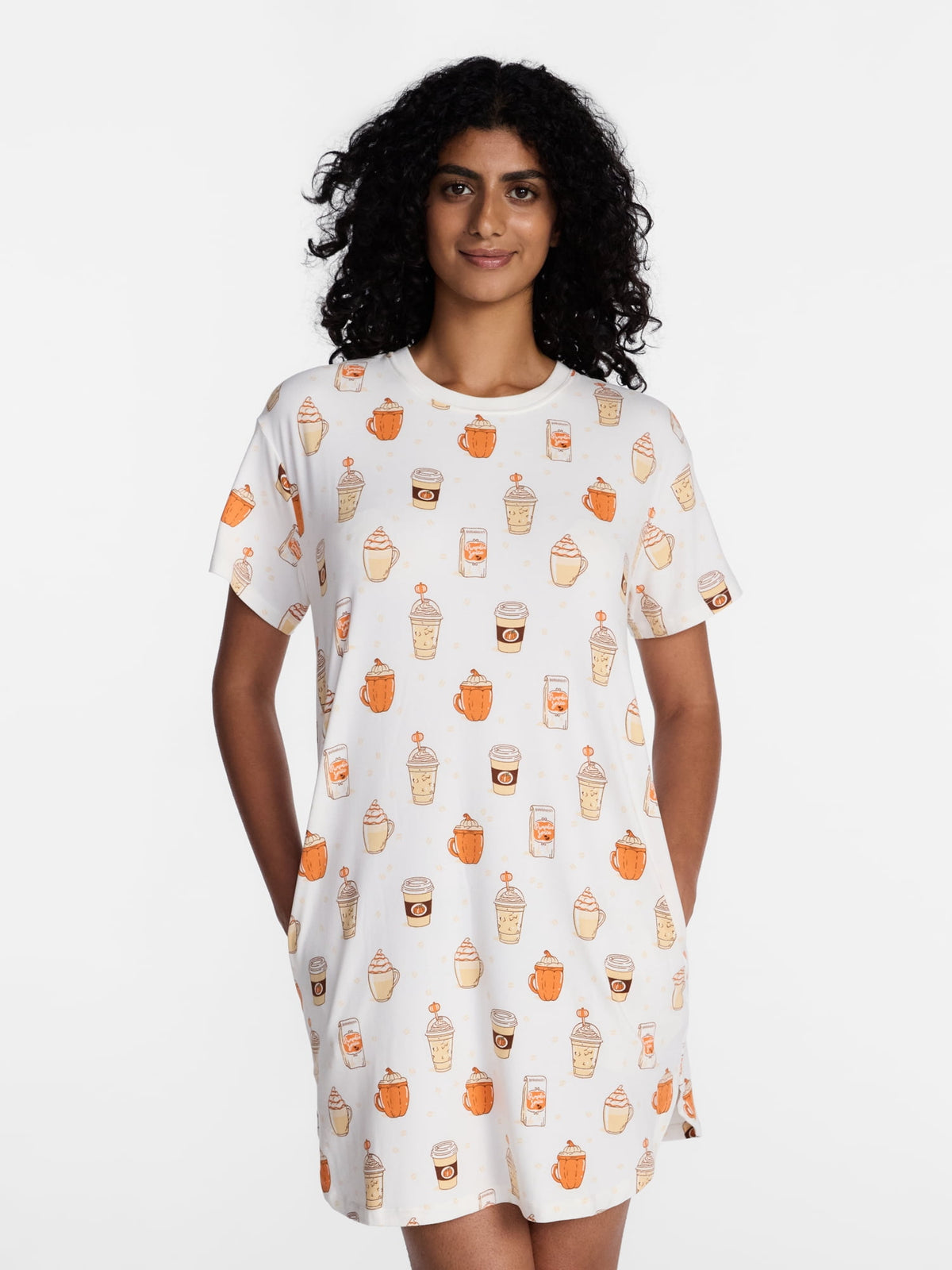 Halloween Women's Sleepshirt Top and Socks Set from Way to Celebrate, 2-Piece