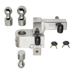 Aluma-Tow - 6" Drop Adjustable Interchangeable Hitch System by Uriah Products - UT623410 - 3 Hitch Balls - Locking Pins - 12,000 lb. GTWR