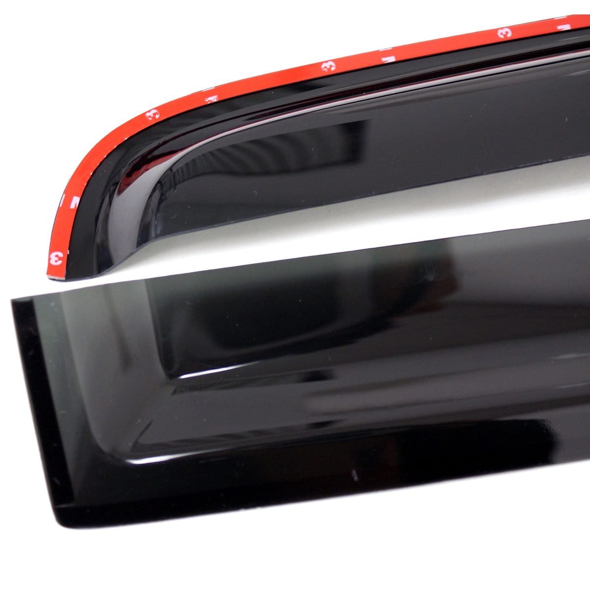 TuningPros WV2M-108 Outside Mount 2.0mm Window Visor Deflector 2 Pcs Set For 2008-2016 Dodge Challenger