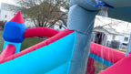 ROOJER Inflatable Water Slide Bounce House 8-in-1 With 450W Blower - Crocodile Water Park