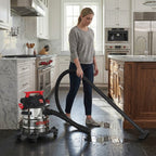 Shop-Vac® 6 Gallon Wet/Dry Vacuum, 5.0 Peak HP, Stainless Steel Tank