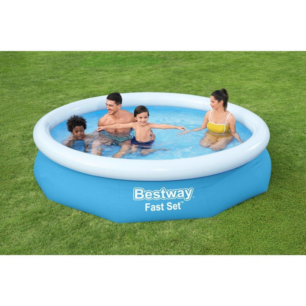 Bestway Fast Set Round Inflatable Pool Set 10 ft x 26 in