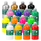 Hello Hobby 8 fl oz White Tempera Paint, Washable Craft Paint for Kids, Teachers, and School Projects