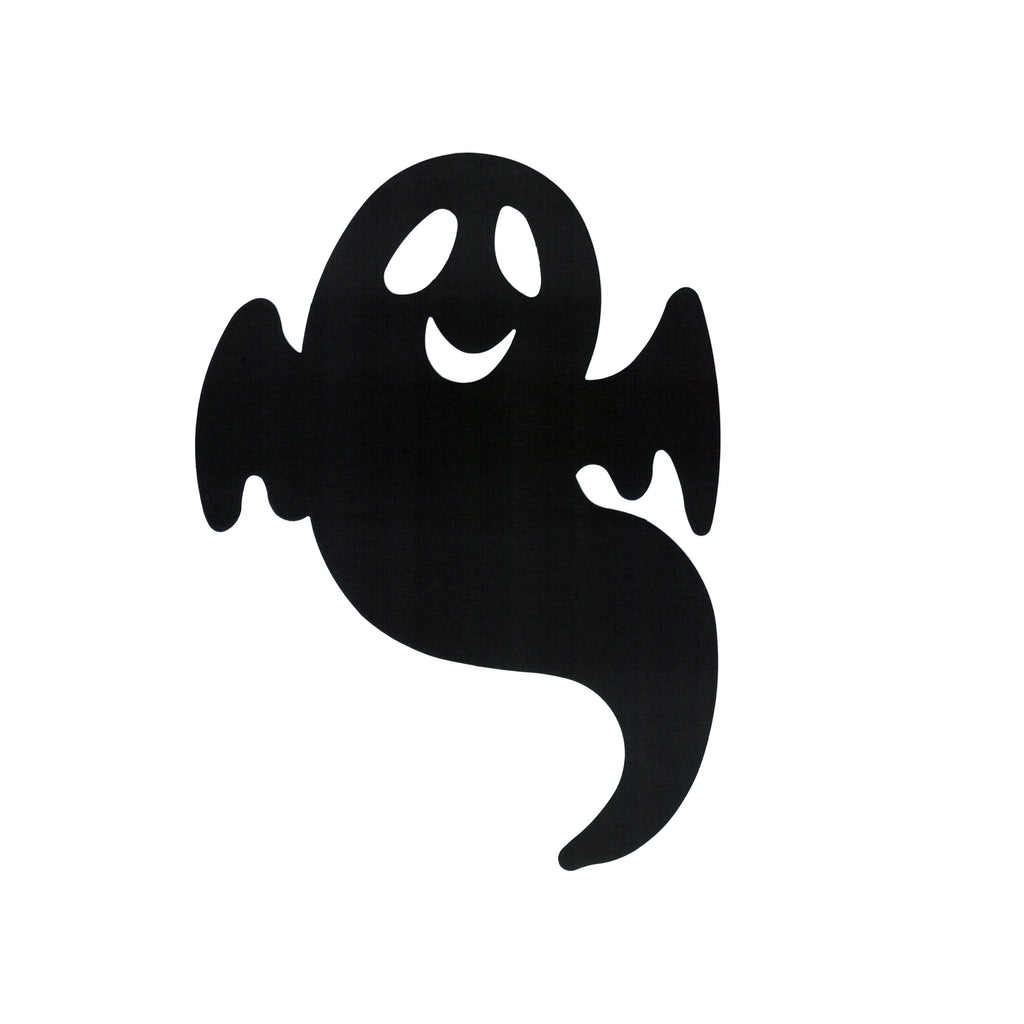 Paper Ghost Cutouts Decoration, Black, 12 Pieces, Halloween by Way To Celebrate