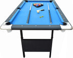 Hathaway Fairmont 6 Ft Portable Pool Table, Blue - BG2574