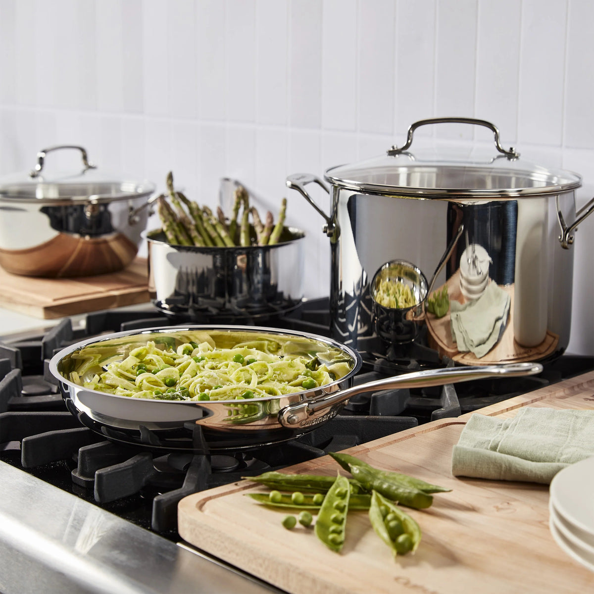 Cuisinart Chef's Classic 17-Piece Stainless Steel Cookware Set