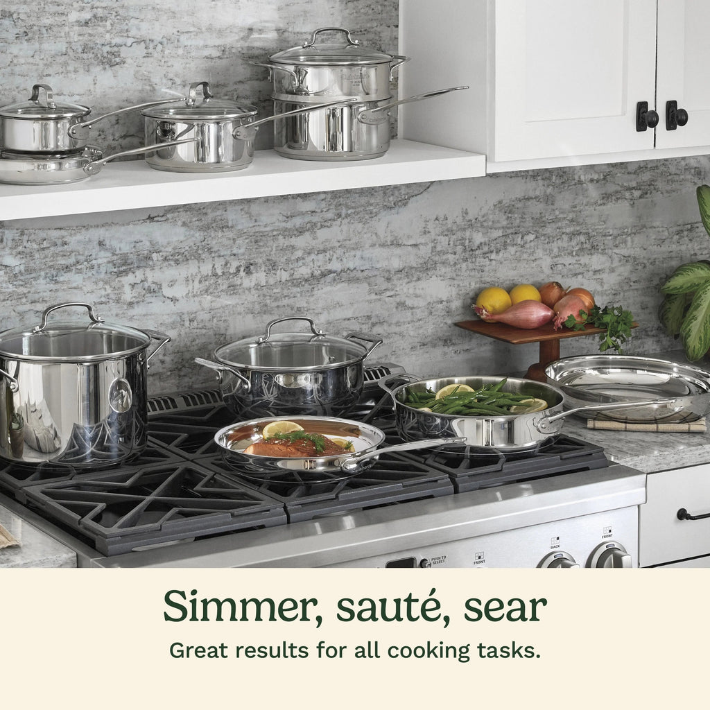 Cuisinart Chef's Classic 17-Piece Stainless Steel Cookware Set