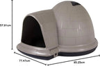 XL All-Weather Igloo Dog House for 90-125 Lb. Dogs