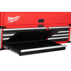 Milwaukee High Capacity 56 in 18-Drawer Steel Tool Chest And Cabinet Combo - Red And Black