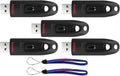 SanDisk Ultra USB 3.0 Flash Drives 512GB 5 Pack