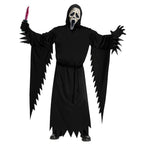 Scream Aged Ghost Face Halloween Costume for Adults, 3-Piece, Men's Size M-XL (32-42), by Fun World