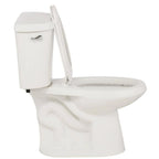 Glacier Bay 2-Piece 1.28 GPF High Efficiency Single Flush Elongated Toilet - White