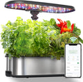 LetPot 12-Pod Smart Hydroponics Growing System With 24W LED And 5.5L Water Tank - LPH-SE