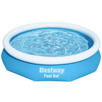 Bestway Fast Set Round Inflatable Pool Set 10 ft x 26 in
