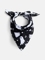 Way To Celebrate Halloween Women's Boo Ghosts Bandana, One Size, Black
