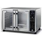 Gourmia French Door Digital Toaster Oven Air Fryer, 6-Slice, 24L, Stainless Steel - GTF2440