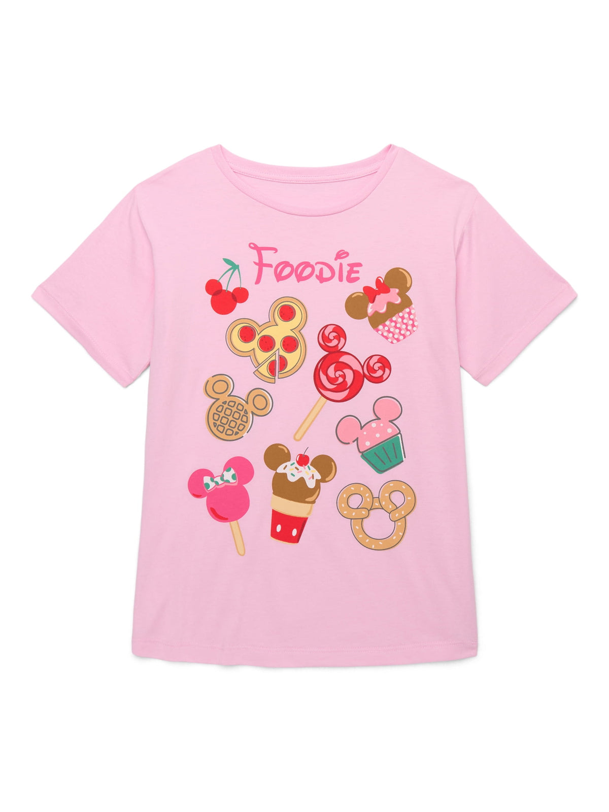 Hello Kitty Animal Print Girls Short Sleeve Graphic T-Shirt, Sizes 4-16