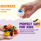 Joyfy 18 PCS Halloween Rubber Ducks for Halloween Goodie Bag Fillers, Trick or Treating Ducky Duck Bulk Toys Party Favors Supplies, Halloween Decorations for Kids Bath Toys