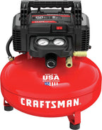 6 Gallon Oil-Free Pancake Air Compressor Kit - 150 PSI