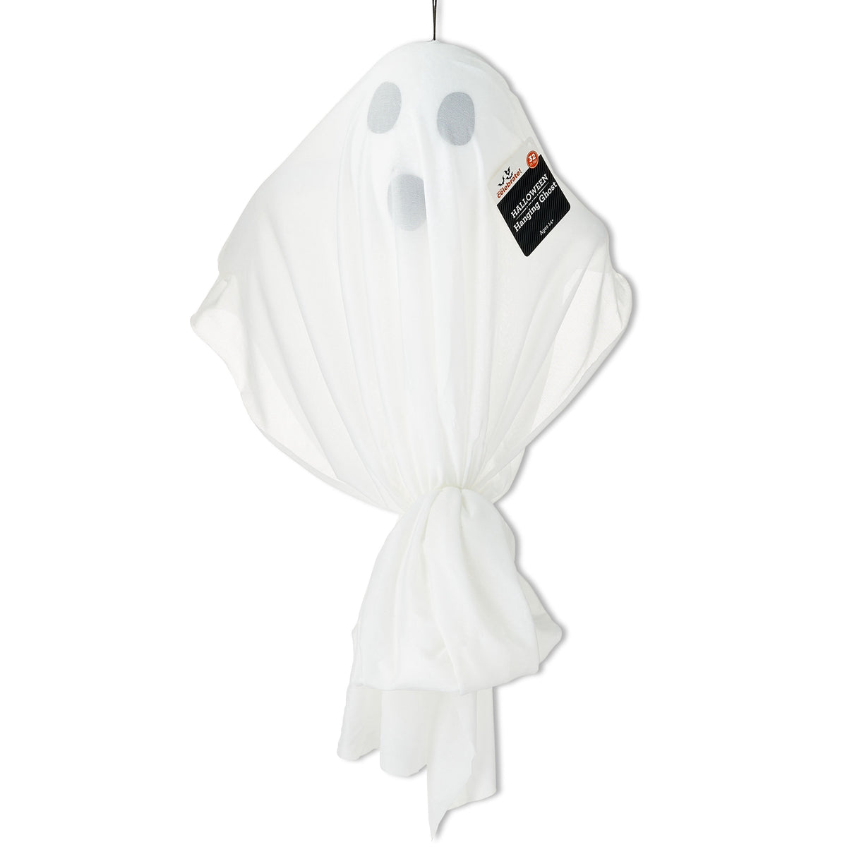 Hanging Ghost Decoration, White, 32", Halloween by Way To Celebrate