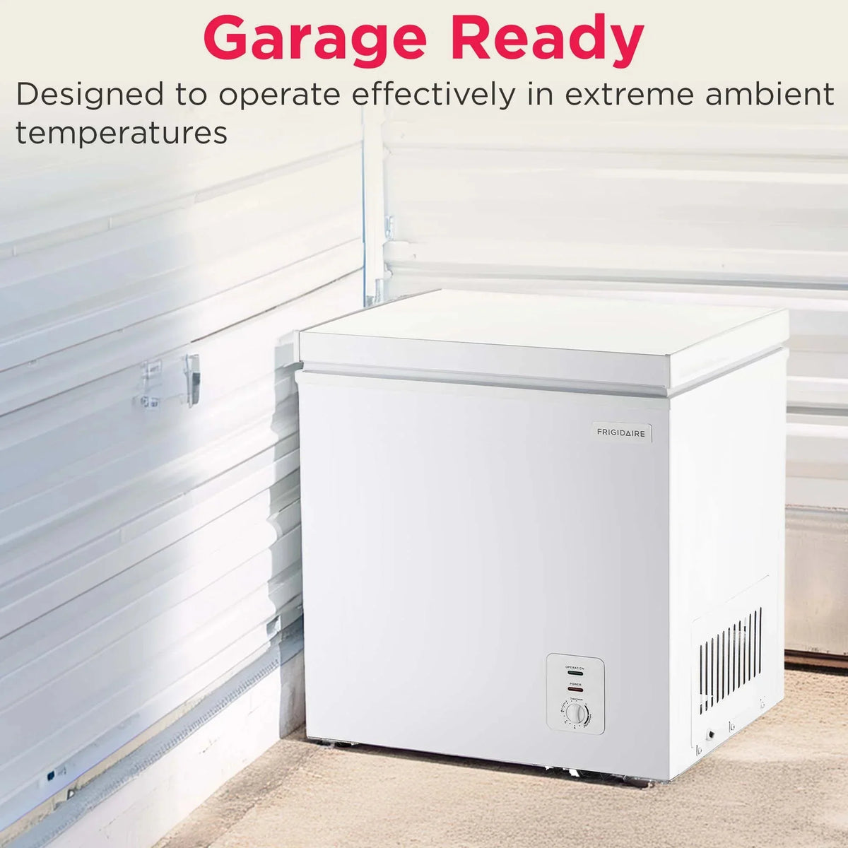 Frigidaire Chest Freezer, 2.1 Cu. Ft., White