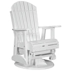 Poly Lumber Adirondack Swivel Glider Chair - 30W x 28D x 44H