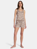 Halloween Women's Hacci Knit Tank Top and Shorts Pajama Set from Way to Celebrate, 2-Piece, Sizes XS-3X