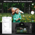 NBD Digital Camera 4K Ultra HD 48MP With Wide Angle Lens, 16x Digital Zoom And 3 Inch Screen