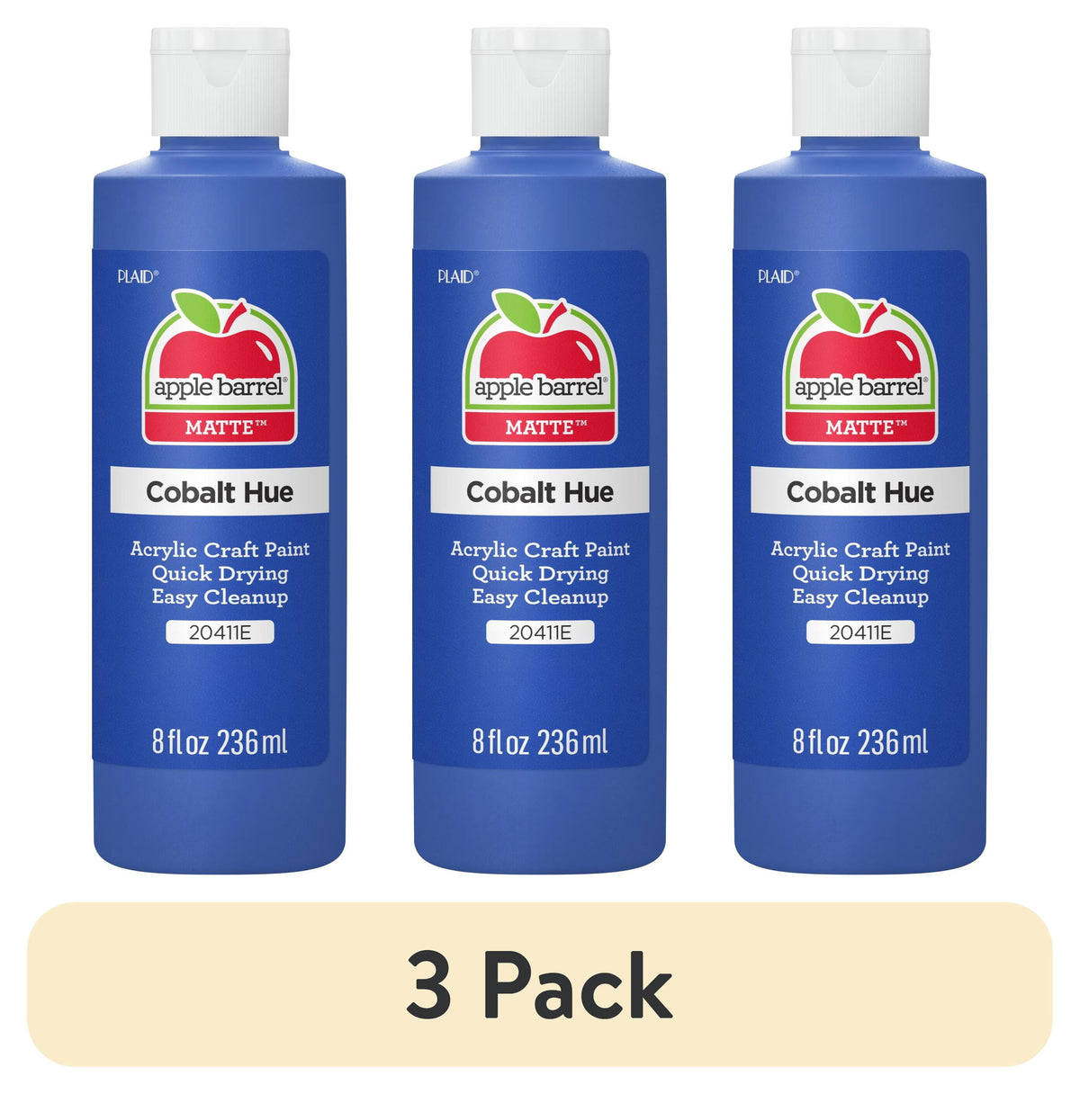 Apple Barrel Acrylic Craft Paint, Matte Finish, 8 fl oz