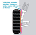 SCC 0232805 Auto-Trac Light Truck/SUV Tire Traction Chain - Set of 2
