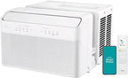 Midea U-Shaped Smart Window Air Conditioner, 8,000 BTU, 115 Volts, White - RMW08SQW
