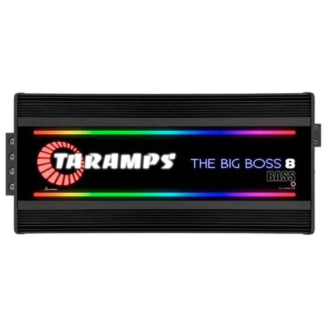 Taramps 1-Channel 8000W RMS 0.5-2 Ohms RGB Car Amplifier - THE BIG BOSS 8 BASS