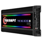Taramps 1-Channel 8000W RMS 0.5-2 Ohms RGB Car Amplifier - THE BIG BOSS 8 BASS