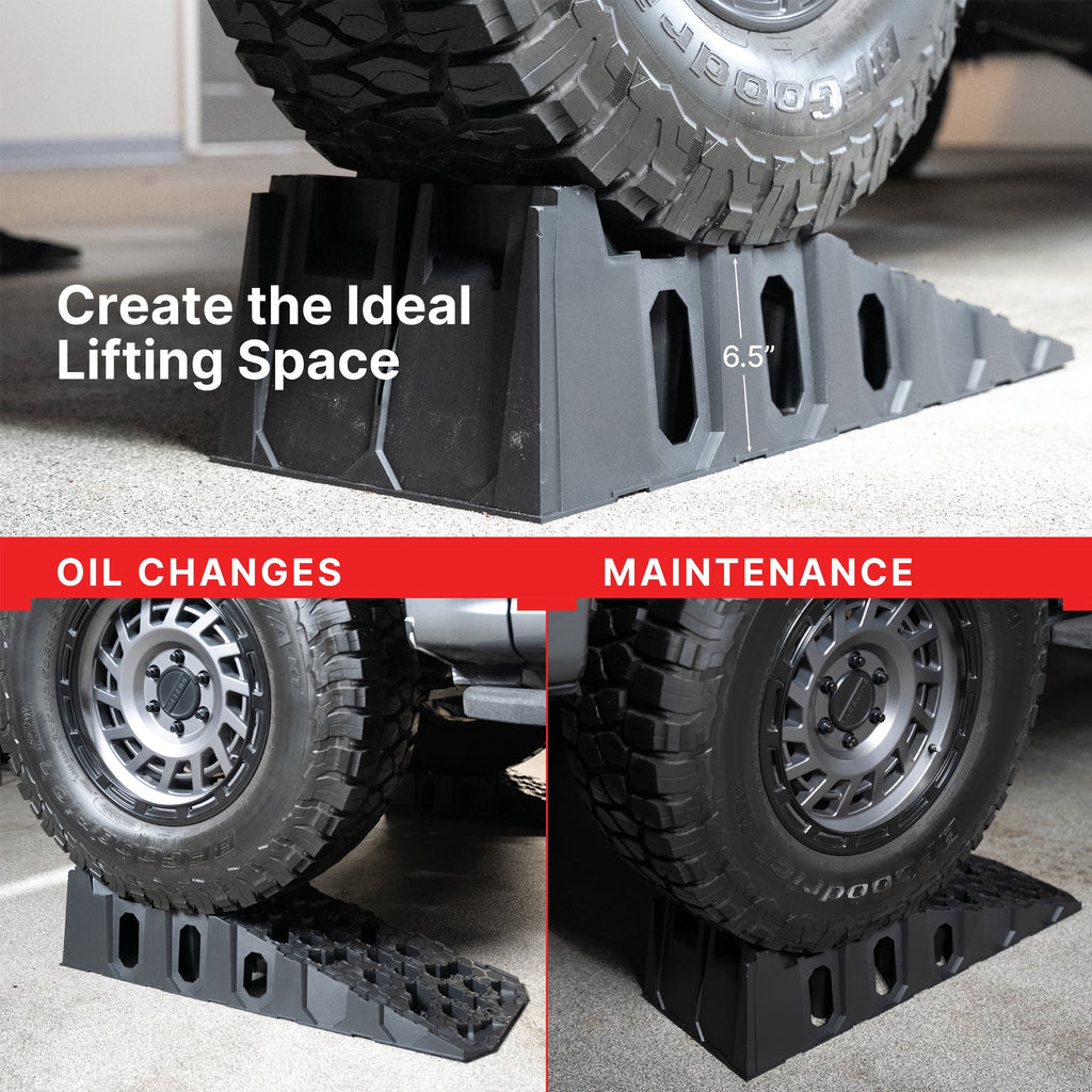 Caliber Vehicle Ramps Set of 2 for Cars Trucks ATVs 16000 Gvwr
