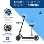 Hiboy Folding Electric Scooter, 500W Motor, 10in Solid Tires - S2 Pro