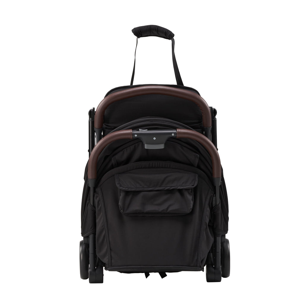 Parent's Choice Baby Stroller, One-Hand Quick Fold, Full-Reclining Backrest, Compact Lightweight Design, Black