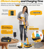 qimedo 2-in-1 Cordless Electric Mop And Power Scrubber, 6000mAh, 800RPM - M1 YD-QJS1804SS-PRO1