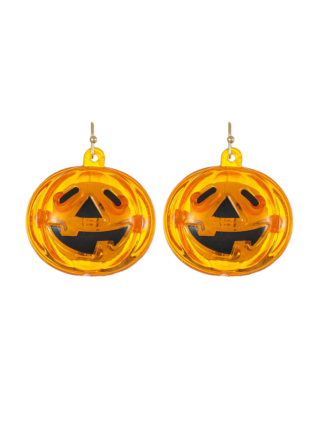 Way to Celebrate Light-up Jack-O-Lantern Halloween Earrings, 1 Pair
