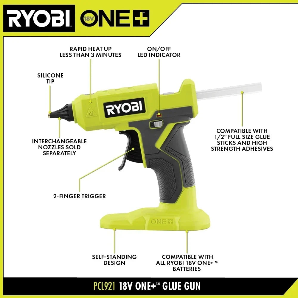 RYOBI 18V ONE+ Glue Gun Kit
