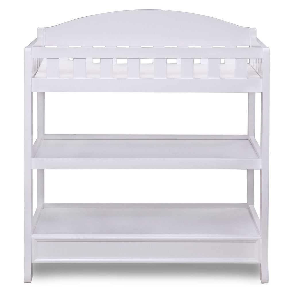 Delta Children Wilmington Changing Table with Pad, White