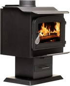 Ashley Hearth 68,000 BTU Pedestal Wood Stove, 1,200 Sq. Ft. - AW1120E-P