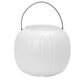 30-Count Jack-o'-Lantern Trick-or-Treat Pail, White, 8", Halloween by Way To Celebrate