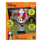 Airblown Halloween Light Sally in Orange Dress with Skull Disney Yard Inflatable 5 ft