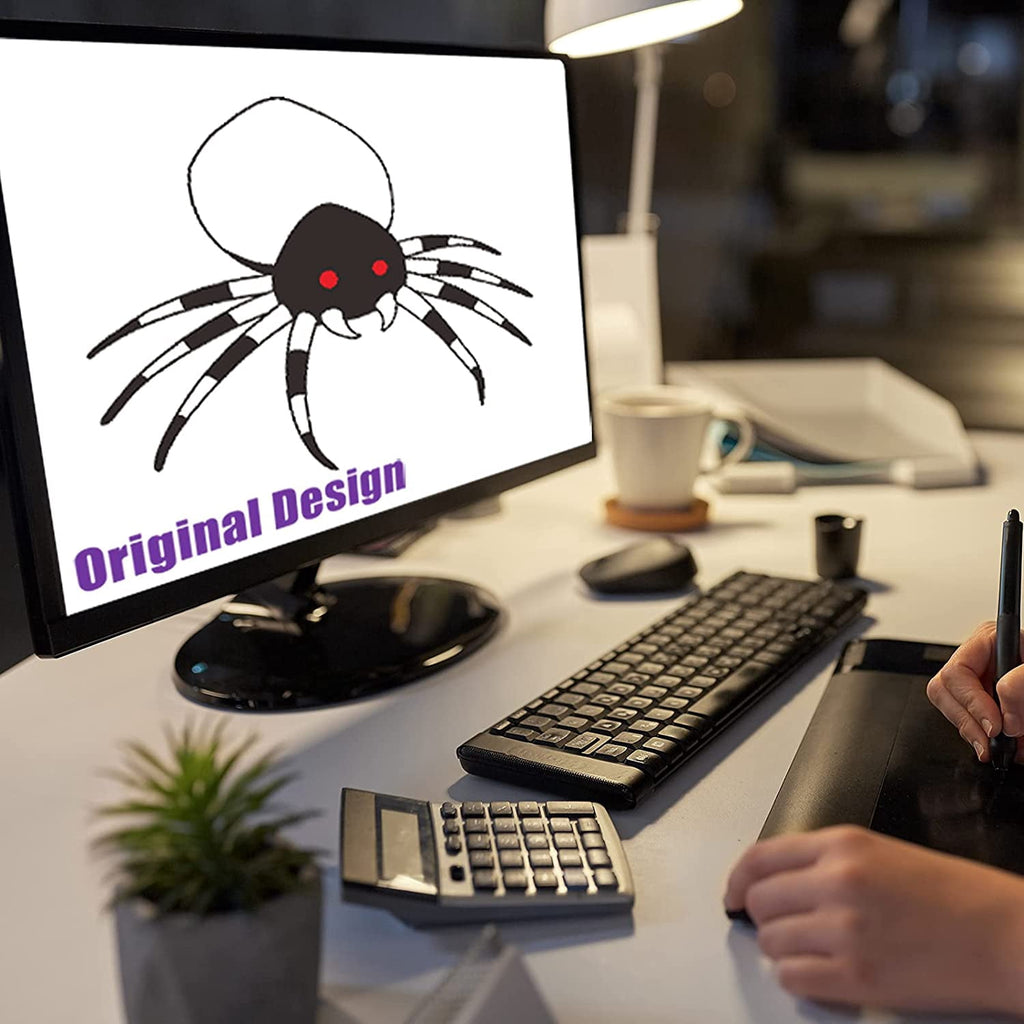 GOOSH Halloween Inflatable 6 FT Spider Inflatables Outdoor Decorations with Magic Light, Scary Inflatable Halloween Spider Blow Up Spider, Halloween Blow Up Decorations Outside for Holiday