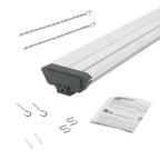 Champion Electronics 4ft LED Shop Light 10,000 Lumen with Motion Sensor, Steel Tread Plate