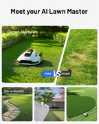 Mammotion YUKA Mini 500H Robotic Lawn Mower, 0.12 Acre, White - 500H