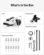 Mammotion YUKA Mini 500H Robotic Lawn Mower, 0.12 Acre, White - 500H