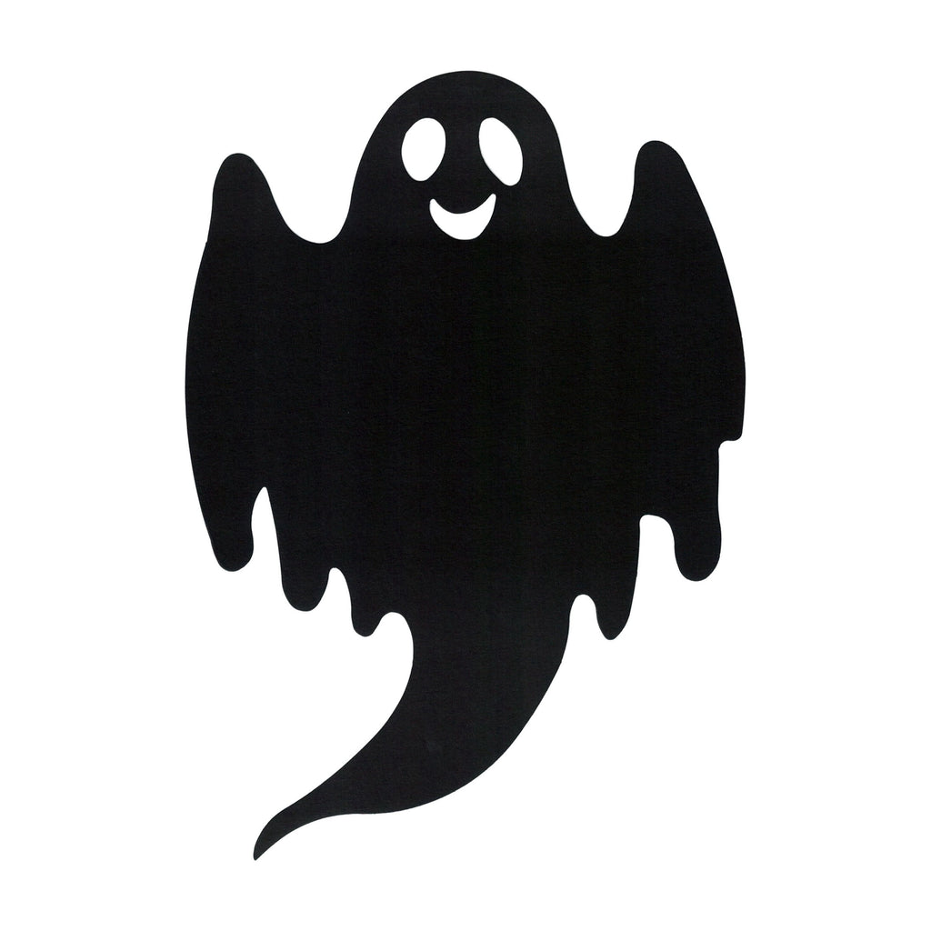 Paper Ghost Cutouts Decoration, Black, 12 Pieces, Halloween by Way To Celebrate