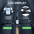isinwheel Electric Bike Adult 500W 20 MPH 45+ Mile Range 20 inch Folding - U5-W